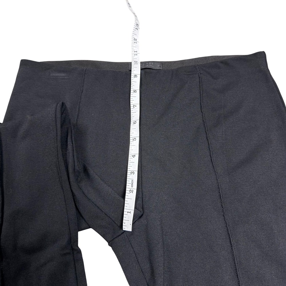 The Row Womens Black Slim Pull On Trousers M Seam Detail AA304 Made USA - Picture 8 of 16